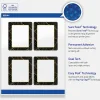 Avery® Printable Labels With Sure Feed® Technology, S00-EVX, Rectangle, 2" x 3", Glossy White With Preprinted Gold Leaf Pattern, Pack Of 80
