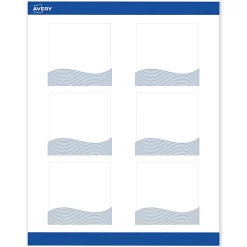 Avery® Printable Labels With Sure Feed® Technology, S00-EWC, Rectangle, 2