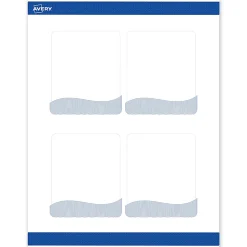 Avery® Printable Labels With Sure Feed® Technology, S00-ETY, Rectangle, 4