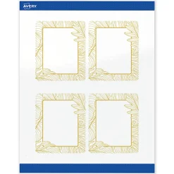 Avery® Printable Labels With Sure Feed® Technology, S00-EVB, Square, 2