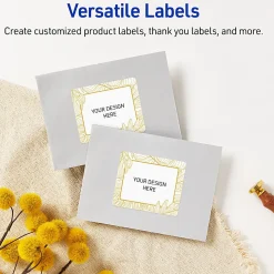 Avery® Printable Labels With Sure Feed® Technology, S00-EVB, Square, 2
