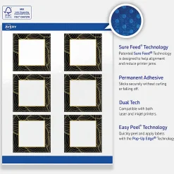 Avery® Printable Labels With Sure Feed® Technology, S00-ETF, Rectangle, 1