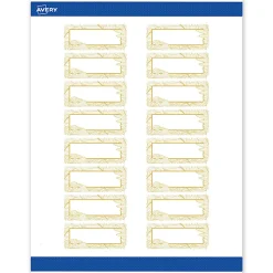 Avery® Printable Labels With Sure Feed® Technology, S00-EW7, Square, 3