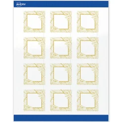 Avery® Printable Labels With Sure Feed® Technology, S00-EVT, Square, 2