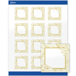 Avery® Printable Labels With Sure Feed® Technology, S00-EVT, Square, 2