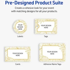 Avery® Printable Labels With Sure Feed® Technology, S00-EVT, Square, 2