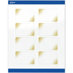 Avery® Printable Labels With Sure Feed® Technology, S00-EWC, Rectangle, 2