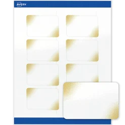 Avery® Printable Labels With Sure Feed® Technology, S00-EWC, Rectangle, 2