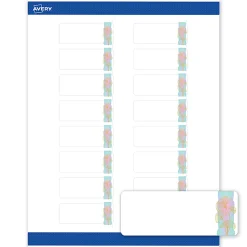 Avery® Printable Labels With Sure Feed® Technology, S00-EVC, 1