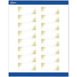 Avery® Printable Labels With Sure Feed® Technology, S00-EWB, Rectangle, 1