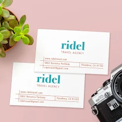 Avery® Printable Microperforated Business Cards With Sure Feed® Technology For Laser Printers, 2" x 3-1/2", White, Pack Of 250 Blank Cards