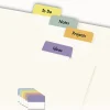 Avery® Printable Self-Adhesive Tabs, Multicolor, Pack Of 80