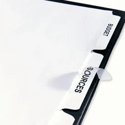 Avery® Print & Apply Clear Label Dividers With Index Maker® Easy Apply™ Printable Label Strip for Copiers, 8-1/2