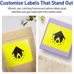 Avery® Print-To-The-Edge Labels With Sure Feed® Technology, 94252-NYP80, Rectangle, 4