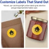 Avery® Print-To-The-Edge Labels With Sure Feed® Technology And Easy Peel® Label Feature, 94501-BYP40, Round, 2", Matte Bright Yellow, Pack of 480