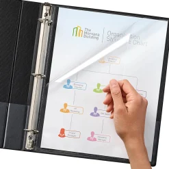 Avery® Quick-Load™ Sheet Protectors, Top & Side Load, 8-1/2" x 11", Diamond Clear, 50 Document Protectors