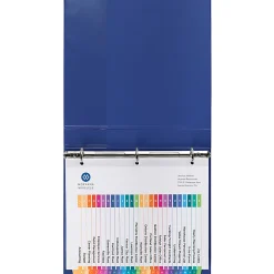 Avery® Ready Index® Dividers, A-Z Tab & Customizable Table of Contents, 8-1/2" x 11", 26 Tab, Multicolor, Pack Of 6 Sets