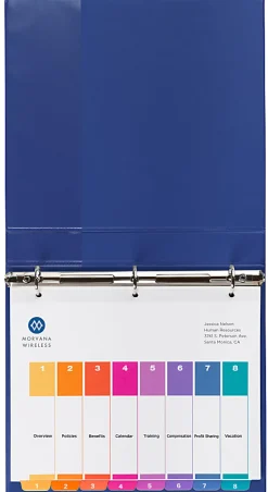 Avery® Ready Index® 1-8 Tab Binder Dividers With Customizable Table Of Contents, 8-1/2