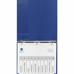 Avery® Ready Index Table Of Contents Binder Dividers, 8-1/2" x 11", White, 10 Tabs Per Pack, Set Of 6 Packs
