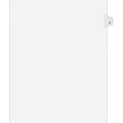 Avery® 30% Recycled Side-Tab Legal Exhibit Dividers, Tab Title D, Pack Of 25