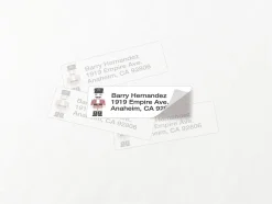 Avery® Repositionable Address Labels, 55160, Rectangle, 1" x 2-5/8", White, Pack Of 3,000