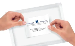 Avery® Repositionable Permanent Shipping Labels, 55164, 3 1/3" x 4", White, Box Of 600