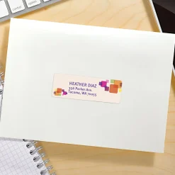 Avery® Return Address Label With Sure Feed® Technology, 8257, Rectangle, 3/4