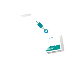 Avery® Secure Top Badge Holders, Horizontal Prepunched, 3