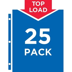 Avery® Secure Top Sheet Protectors - For Letter 8 1/2