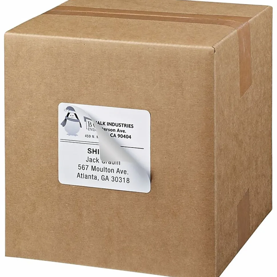Avery® Shipping Labels With TrueBlock Technology, 95905, 3 1/3" x 4", White, Pack Of 3,000