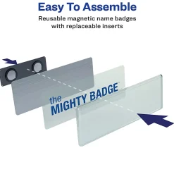 Avery® The Mighty Badge Inserts For Inkjet Printers, 1