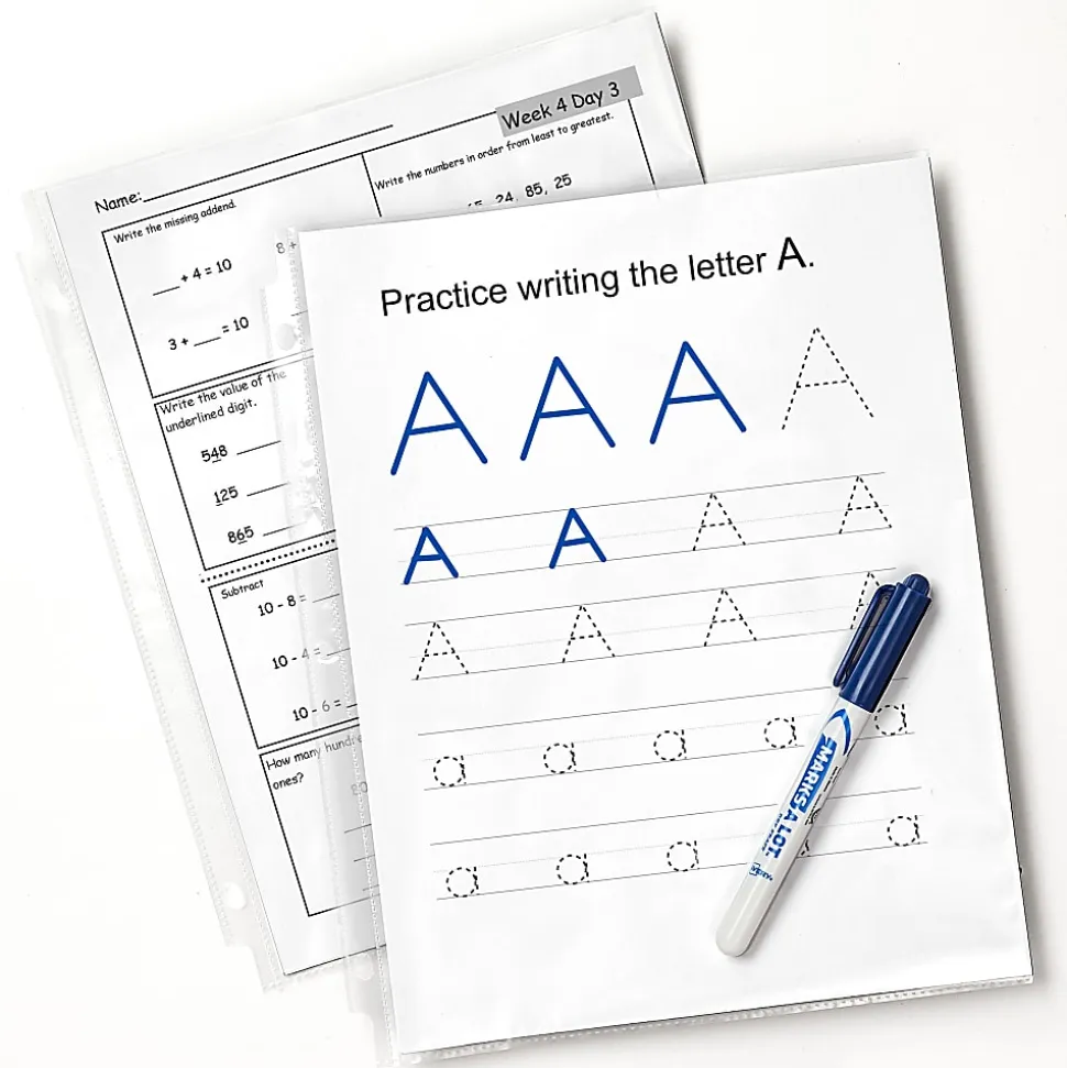 Avery® Top Load Economy Sheet Protectors, 8-1/2" x 11", Clear, 100 Document Protectors