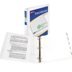 Avery TouchGuard® Protection View 3 Ring Binder, 1