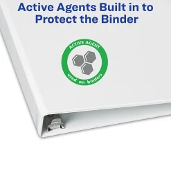 Avery TouchGuard® Protection View 3 Ring Binder, 1