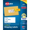 Avery® TrueBlock® Shipping Labels With Sure Feed® Technology, 8168, Rectangle, 3-1/2" x 5", White, Pack Of 100