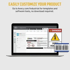 Avery® UltraDuty™ GHS Chemical Labels, AVE60507, 8 1/2