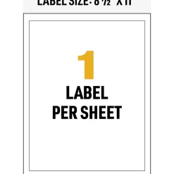 Avery® UltraDuty™ GHS Chemical Labels, AVE60507, 8 1/2