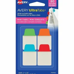 Avery® UltraTabs Repositionable Mini Tabs - Write-on Tab(s) - 1.50