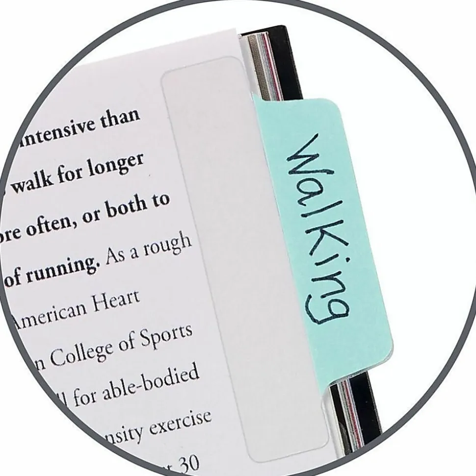 Avery® UltraTabs Repositionable Margin Tabs - Write-on Tab(s) - 1" Tab Height x 2.50" Tab Width - Assorted Pastel Tab(s) - 48 / Pack