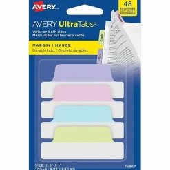 Avery® UltraTabs Repositionable Margin Tabs - Write-on Tab(s) - 1