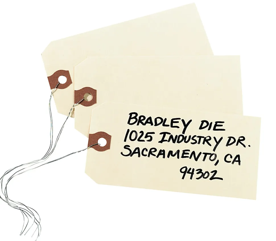 Avery® Unstrung Shipping Tags, 4-3/4" x 2-3/8", Manila, Pack Of 1,000 Tags