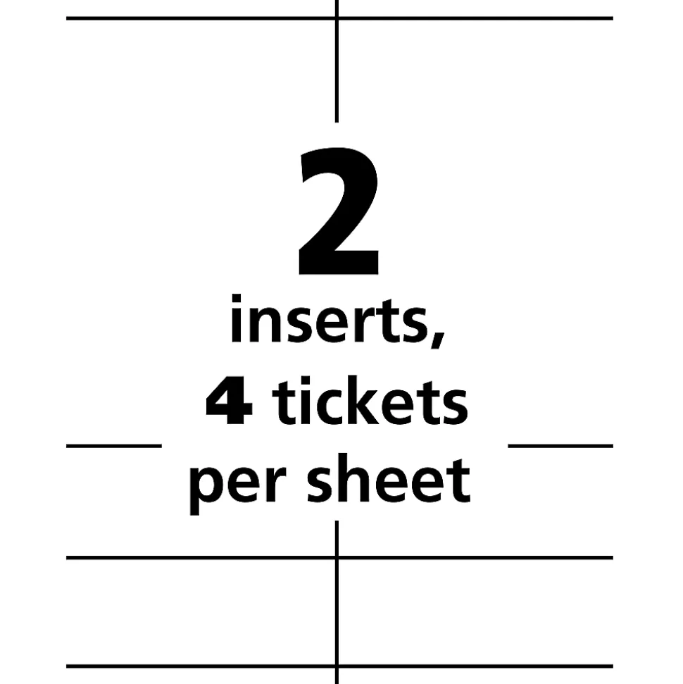 Avery® Vertical Name Badge Kit, 6" x 4 1/4", White, Pack Of 75 Badges