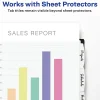 Avery® Write & Erase Durable Plastic Divider With Pocket, 5 Tabs, 9 1/4" x 11 1/4", White