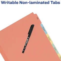 Avery® Write-On Paper Dividers For 3 Ring Binders, 8.5