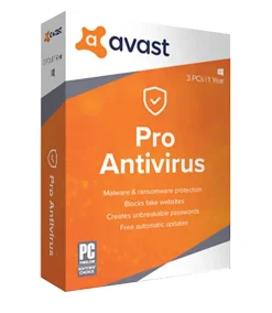 AVG Avast Antivirus Pro, 3 Devices, 1-Year Subscription, Disc