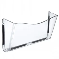 Azar Displays Single-Pocket Wall Files, Magnetic Tape Mount, 7