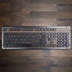 Azio Retro Classic Wireless Keyboard, Full Size, Elwood