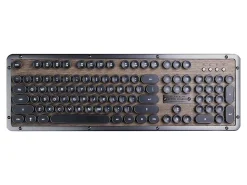 Azio Retro Classic Wireless Keyboard, Full Size, Elwood
