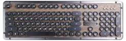 Azio Retro Classic Wireless Keyboard, Full Size, Elwood