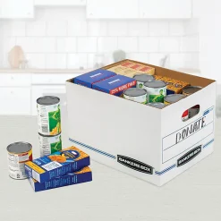 Bankers Box® Easylift™ Standard-Duty Storage Boxes With Lift-Off Lids And Built-In Handles, Letter/Letter Size, 12